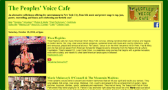 Desktop Screenshot of peoplesvoicecafe.org