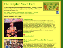Tablet Screenshot of peoplesvoicecafe.org
